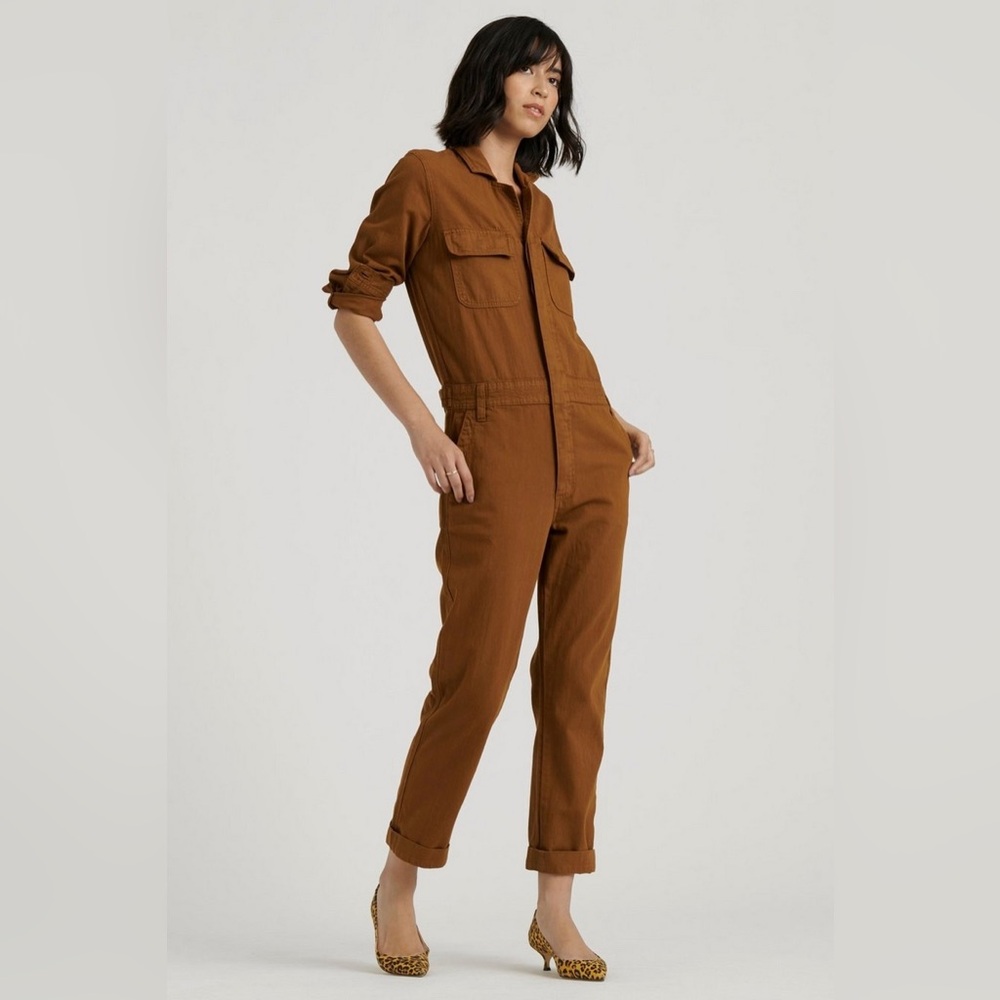 Lucky Brand Boiler Suit in Brown Size Small